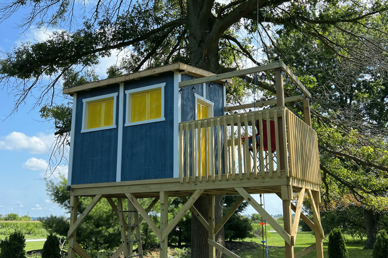 Treehouse Build C-U Under Construction